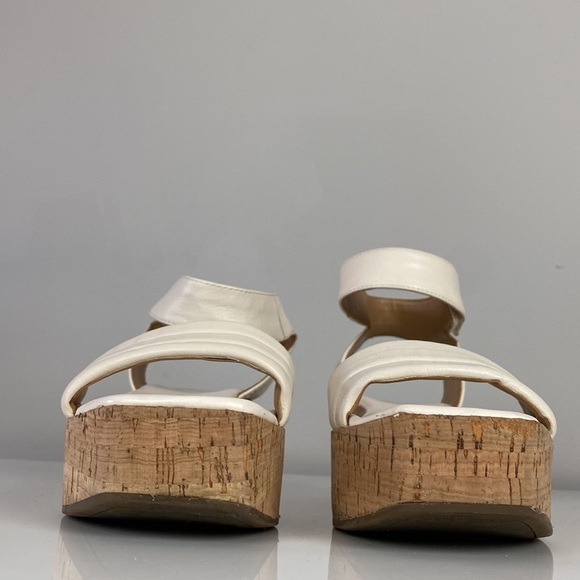 Franco Sarto Square Toe Ioli Platform Sandals Size 8.5 - Picture 4 of 15